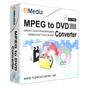 4Media MPEG to DVD Converter for Mac