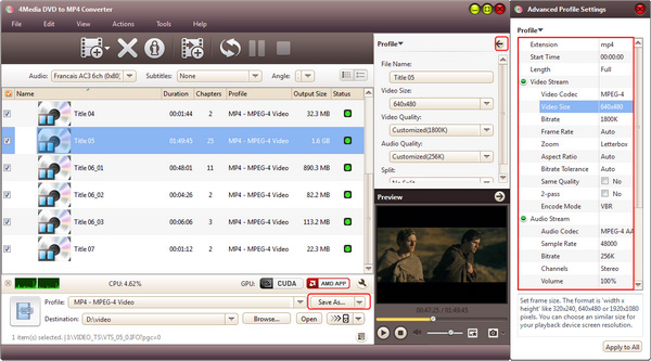 How to convert DVD to MP4