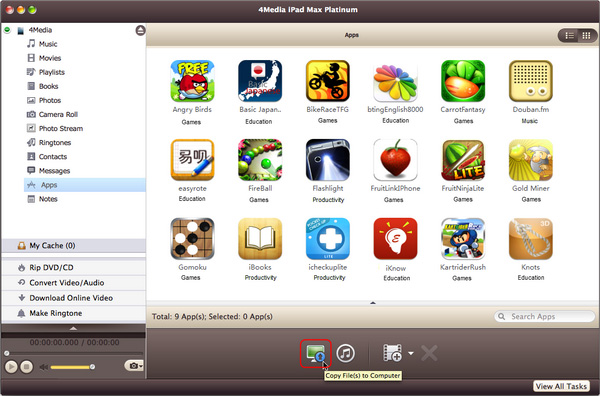 Backup iPad/iPod/iPhone files to local