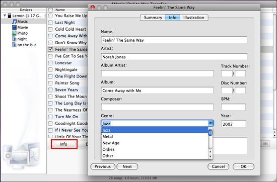 How to export music from iPod to Mac