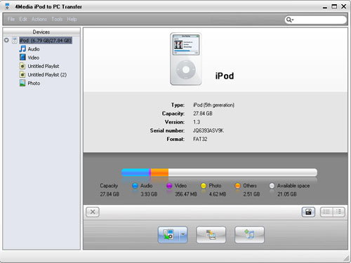 How to transfer iPod content to PC