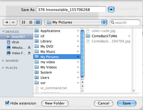 Capture Video Frame Capture on Mac